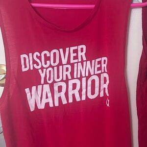 Hotworx Bella Canvas Red Tank Top - Discover Your Inner Warrior